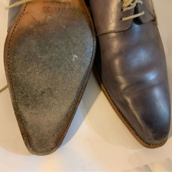 Carlos Santos Mens Dress Shoes 9 Distressed purple Leather main image 12